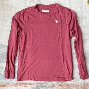 Abercrombie Kids Long Sleeve Tee - Burgundy